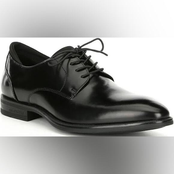 Kenneth Cole New York Men's Futurepod Lace Up Plain Toe Oxfords Black Size 9M - Picture 1 of 7